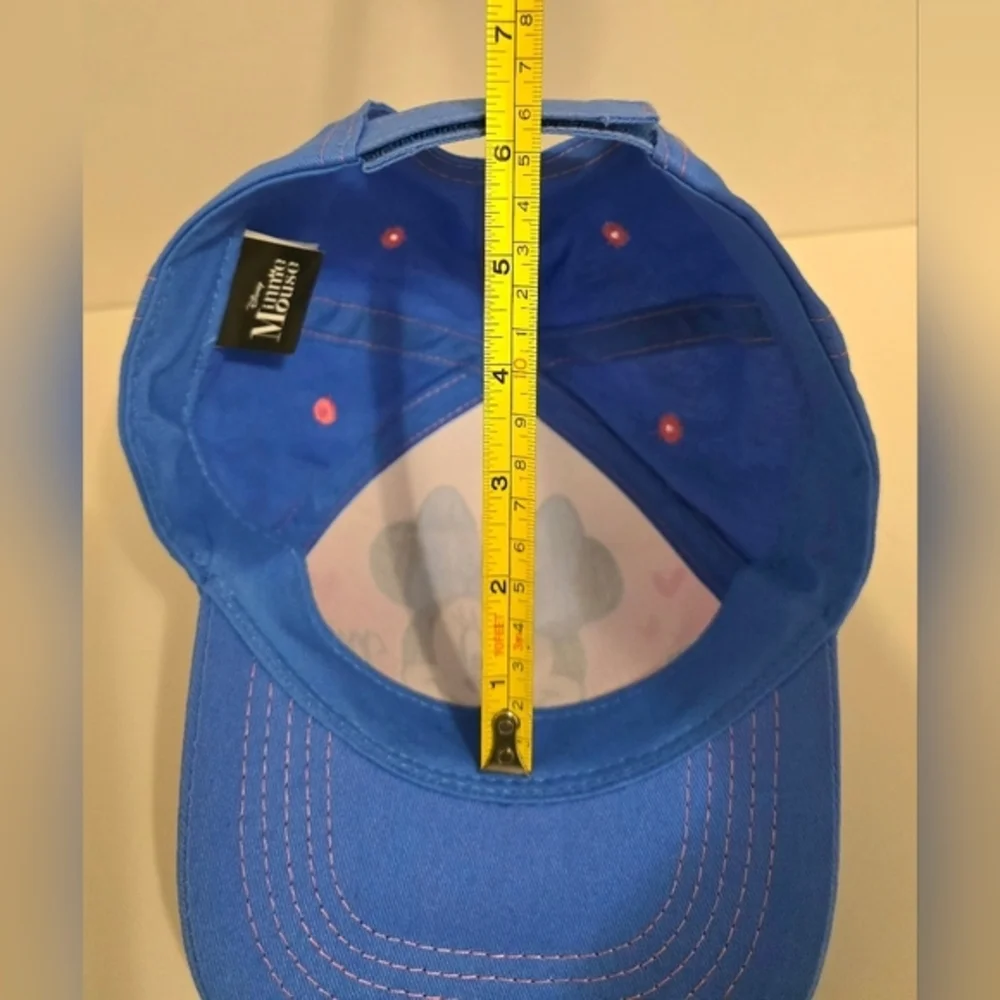 🆕️‎ NWT Girl's Disney Minnie Mouse Velcro Hat. Pink & Blue